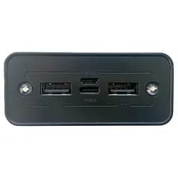 УМБ Power Bank Solar 30000mAh повербанк 4 в 1 з сонячною панеллю, екраном, ліхтариком Black (11229) - мініатюра 4