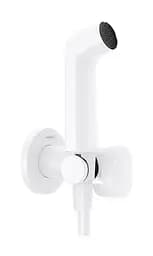 Набір гігієнічного душу (запірний вентиль) Hansgrohe S EcoSmart+ на змішану воду MattWhite 29232700, Білий матовий