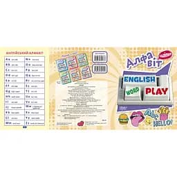 Дитяча книжка з наліпками Торсінг Play English Алфавіт (К01305) - мініатюра 2