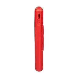 Повербанк 10000mAh Power Bank Kraft KPB-1110W Red бездротова зарядка (43-00056) - мініатюра 4
