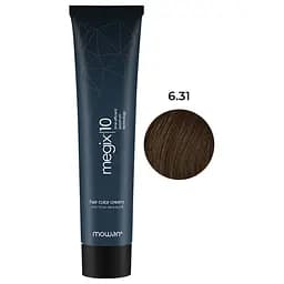 Профессиональная краска для волос с низким содержанием аммиака Megix10 Mowan 6.31 капучино 100 мл