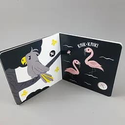 Моя контрастна книжка: Тваринки / укр/ - А17030011 (20) "Ранок" - мініатюра 4