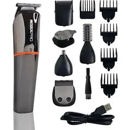 Універсальний чоловічий мультитример для бороди вусів носа та тіла Rozia HQ-5952 6 в 1