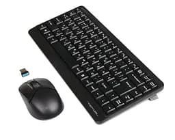 Комплект (клавіатура, миша) бездротовий A4Tech FG1112 Black (FG1112 (Black)) - мініатюра 5