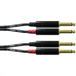 Комутаційний кабель Cordial 2xJack 6.3 - 2xJack 6.3 3м CFU 3 PP