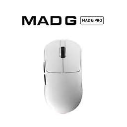 Ігрова бездротова мишка Madlions Mad G Pro / Сенсор PAW3395 / 26000 DPI / White - мініатюра 2
