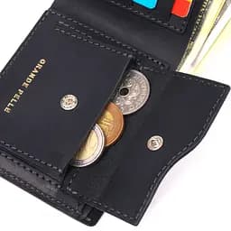 Шкіряний портмоне Grande Pelle 11.5х9х2.5 см acs0023993 - мініатюра 5