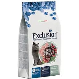 Сухий корм Exclusion Sterilized Chicken для стерилізованих котів від 7 років  з куркою 300 г