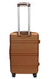 Валіза середня M Worldline Airtex 629 ABS-пластик Помаранчевий - мініатюра 4