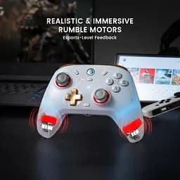 Геймпад GameSir Cyclone 2 – 1000Hz ,PC/Switch/Android/iOS, PC З док станцією (White) - мініатюра 4