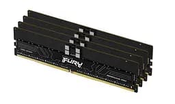Пам'ять для серверів Kingston FURY 128 GB (4x32GB) DDR5 6000 MHz Renegade Pro EXPO (KF560R32RBEK4-128)