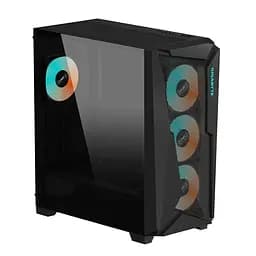 Корпус Gigabyte C301 Glass V2 Black без БЖ (C301G V2) - мініатюра 2