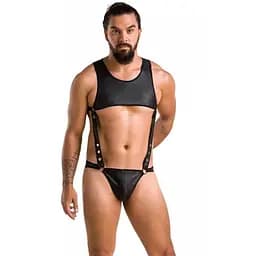 Боди мужское Passion Free Your Senses Adam 056 S/M черный