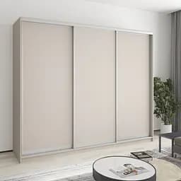 Шкаф-купе трехдверный MebelStar Уни AL 3ДСП 250x45x210 см Кашемир (MBS-3054)