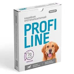 Ошейник ProVET Profiline для больших пород собак 70 см фиолетовый инсектоакарицид
