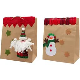 Пакет подарунковий Devilon новорічний 20x25 см в асортименті (430437-1)