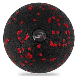 Массажный мяч PowerPlay PP-4350 Epp Massage Ball (d8) Черно/Красный (PP-4350_Red_d8)