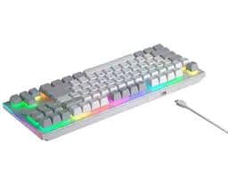 Клавиатура игровая механическая HATOR HTK-561ENG US Layout White Gravity TKL Orange - мініатюра 6