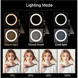 Кільцева LED лампа DK NNM-45 45см [122024] - мініатюра 2