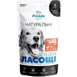 Ласощі для собак Природа Печінка яловича сушена 100 г (PR243571)