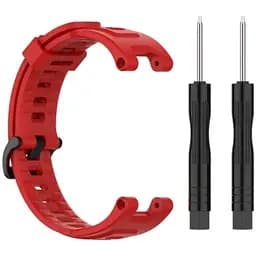 Силіконовий ремінець Primolux для смарт годинника Xiaomi Amazfit T-Rex A1918/T-Rex Pro A2013 Red