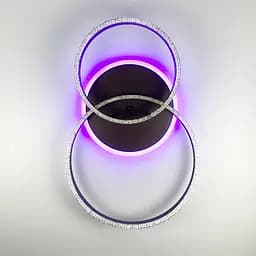 LED люстра кольору coffee із золотистою фурнітурою Line.F A 55061/2B RGB CF - мініатюра 3