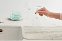 Килимок-сушарка для посуду Brabantia Dish Drying, 43,8 х32,5х0,9 см, м'ятний (117466) - мініатюра 2