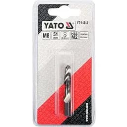 Свердло-мітчик Yato М8х1.25 мм HSS М2 HEX-1/4 l=51/11 мм (YT-44845) - мініатюра 3