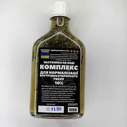 Водная настойка на травах, цветах, листьях комплекс  для нормализации внутричерепного давления, 200 мл