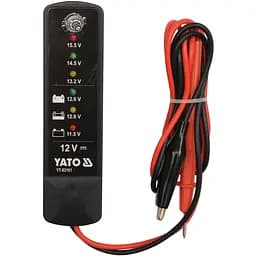 Тестер напруги акумуляторів Yato до 12В (YT-83101)