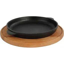 Сковорода Brizoll Horeca чугунная с подставкой 18 см (H1825-DK)