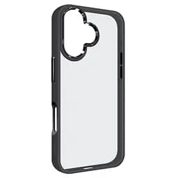 Чехол для Apple iPhone 16, UNIT2, черный, ударопрочный, прозрачный противоударный чехол-накладка из TPU и поликарбоната (PC), с защитными бортиками, защита всего корпуса от ударов и царапин, ArmorStandart (ARM78778)