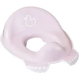 Накладка дитяча антиковзка на сидіння унітазу Tega Baby Duck light pink