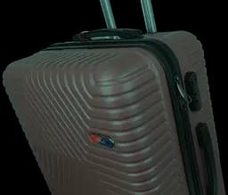 Валіза пластикова GD Polo 70 л 66x42x28 см ABS коричнева - мініатюра 7