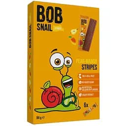 Конфета фруктовая Bob Snail Грушево-Манговый страйп 84 г (6 шт. х 14 г)