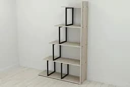 Етажерка Ferrum-decor Стелла 1600x1020x300 Чорний метал ДСП Дуб Сонома (FRD-103465)