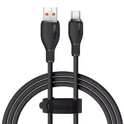 Кабель Baseus Pudding Series Fast Charging Cable USB to Type-C 100W 2m P10355703111-01 Black