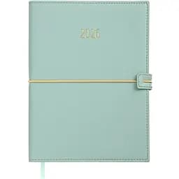 Щоденник датований Buromax Pandora 2026 A5 штучна шкіра м'ятний (BM.21141-38)