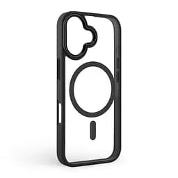 Чехол Apple iPhone 17, Unit MagSafe, черный, прозрачный, магсейф, ударопрочный, магнитный, панель-накладка с поддержкой MagSafe, с поддержкой беспроводной зарядки, TPU+PC, защита всего корпуса, ударопрочный, ArmorStandart (ARM86281) - мініатюра 2