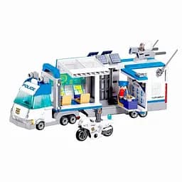 Конструктор Sluban M38-B1219 Полицейский трейлер и транспорт — 510 деталей, фигурки и спецтехника для детей