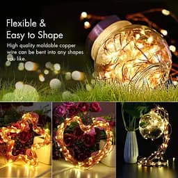Гірлянда Augone Party Lights, 120LED, 2-pack, 12m, 8 режимів, USB-з'єднання - мініатюра 4