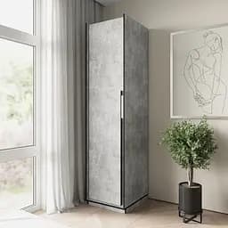 Пенал для дому Flamecame зі штангою у спальню FR-12 Бетон