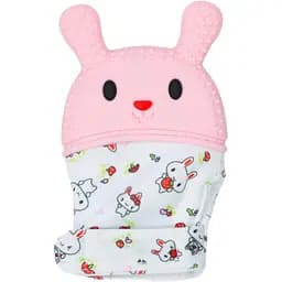 Прорізувач-рукавичка Lindo Зайчик Li 191 рожевий (Li 191р)