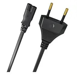 Кабель питания высококачественный OEHLBACH Powercord C7 CEE 7/16 Black 1.5m