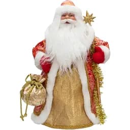 Новогодняя фигурка Devilon Дед Мороз в красной шубе 40 см (600670)