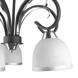 Люстра стельова Brille E27 60W BK (LK-525C/5) - мініатюра 4