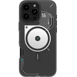 Прозорий чохол Aulumu A16 Frosted Case Translucent Gray, що світиться в темряві, для iPhone 16 Pro - мініатюра 3