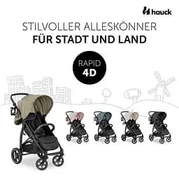 Коляска прогулянкова Hauck Rapid 4D Jungle Green (14899-0) - мініатюра 9