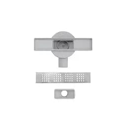 Трап лінійний Geberr GB1-138 30 см з поворотним сифоном 360° CV014945 - мініатюра 4