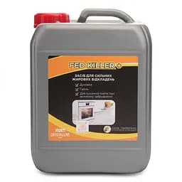 Засіб для видалення сильних жирових забруднень та нагарів Crystalline shop Fed killer+ 5 літрів